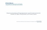 Reprocessing of Equipment and Instruments Used in the ... · Reprocessing of Equipment and Instruments Used in the Provision of Foot Care March 2015 2 Foreword This discussion paper