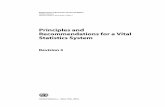 Principles and Recommendations for a Vital Statistics System · This, the third revision of Principles and Recommendations for a Vital Statistics Sys-tem, was submitted to the United