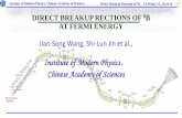 Institute of Modern Physics Chinese Academy of Sciences · Institute of Modern Physics, Chinese Academy of Sciences Direct Breakup Reaction of 8B，J.S.Wang S.L.Jin et al Longitudinal