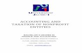 ACCOUNTING AND TAXATION OF NONPROFIT ENTITIES · ACCOUNTING AND TAXATION OF NONPROFIT ENTITIES BACHELOR´S DEGREE IN FINANCE AND ACCOUNTING AUTHOR: DEBORA RAMON PARRILLA TUTOR: ANDRÉS