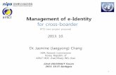 Management of e-Identity · – Claim based Identity (2012~) – STS(Secure Token Service) etc – SaaS Id(?) Importance of Trusted Third Party’s role – guarantee the identity