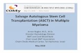 Salvage Autologous Stem Cell Transplantation (ASCT) in ...cme-utilities.com/mailshotcme/Material for Websites/COMy/2018... · Transplantation (ASCT) in Multiple Myeloma Arnon Nagler,