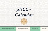Calendar - fatemidawat.files.wordpress.com · This symbol indicates that the miqaat/namaz listed on the following day is observed on the evening of the Gregorian date. In the Hijri
