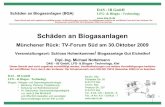 Schäden an Biogasanlagen€¦DAS - IB GmbH LFG- & Biogas - Technology  Schäden an Biogasanlagen (BGA) Dieser Bericht darf nicht ungekürzt vervielfältigt werden.