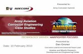 Army Aviation Corrosion Engineering Case Studies · Corrosion Engineering Case Studies. Report Documentation Page. Form Approved OMB No. 0704-0188 . Public reporting burden for the