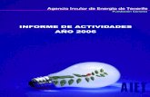 Informe actividades 2006agenergia.org/wp-content/uploads/2018/05/1168355654_Informe... · como socio el ITER, que encargó a la Agencia Insular de Energía la impartición de este