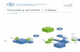 Country profile Libya · Libya 3 Climate The climatic conditions are influenced by the Mediterranean Sea to the north and the Sahara desert to the south, resulting in an abrupt transition