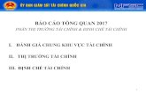 BÁO CÁO TỔNG QUAN 2017 - img.vietnamfinance.vn · Dư nợ cho vay (ròng) Tiền gửi khách hàng và phát hành GTCG Tài sản liên ngân hàng (ròng) Công nợ liên