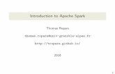 Introduction to Apache Spark - tropars.github.io · I Hadoop MapReduce, Apache Spark, Apache Flink, etc 25. Agenda Computing at large scale Programming distributed systems MapReduce