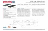 UWE-100-120W Series | Datasheet | Murata Power Solutions · UWE-100-120W Series Wide Input, Isolated Eighth-Brick DC-DC Converters ° 1