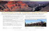 THE GRAND CANYON THE GRANDEST OF GRAND CANYON TOURS Grandest of Grand... · PDF fileThe Grand Canyon • La Posada • Grand Canyon Railway • Winslow, Arizona • Grand Canyon Railway
