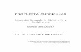 PROPUESTA CURRICULARiesgtorrenteballester.centros.educa.jcyl.es/.../PROPUESTA_CURRICULAR_16... · Propuesta Curricular IES G.Torrente Ballester Curso 2016/17 Página 3 a) Adecuación