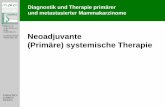 Neoadjuvante (Primäre) systemische Therapie · endokrin-sensitiver Erkrankung 1a A ++ Komplettierung der Trastuzumab- Behandlung auf bis zu 1 Jahr bei HER2-positiver Erkrankung 2b