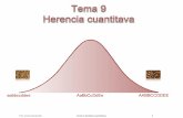 Tema 9: Herencia cuantitativabioinformatica.uab.es/base/documents/genetica_gen/Tema 9 Herencia... · Prof. Antonio Barbadilla Tema 9: Genética cuantitativa 28 Observación . Experimentos