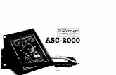  · 81427 . Bitte beachten! Der elektronische Fahrregler ASC-2000 hat keine eigenständige Spannungsversorgung und mug deshalb an einen geeigneten Transformator angeschlossen werden.