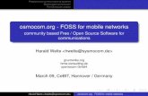 osmocom.org - FOSS for mobile networksgit.gnumonks.org/laforge-slides/plain/2012/osmocom-cebit2012/osmocom... · Huawei Exception: Small equipment manufacturers for picocell / nanocell