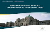 Special Committee to Appoint a Representative for Children ... · Special Committee to Appoint a Representative for Children and Youth 5 Report, November 2016 In their deliberations