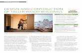 DESIGN AND CONSTRUCTION€¦ · 1. Recognize that taller wood buildings (7–18 stories) can be safely, efficiently, and economically built using . mass timber construction techniques