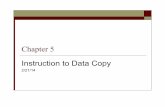 Chapter 5 Instruction to Data Copy - Sonoma State University€¦ · o Copying data between WREG and data (file) register including I/O ports o Copying data from one data (file) register