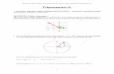 Trigonometria II. - bzmatek.eu · Trigonometria II. A tetszőleges nagyságú szögek szögfüggvényeit koordináta – rendszerben egységhosszúságú forgásvektor segítségével
