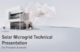 Solar Microgrid Technical Presentation - pswaoa.compswaoa.com/media/site/455/Solar Microgrid Technical Presd276d15254f1.pdf · Solar Microgrid Proposal for Provident Sunworth January