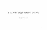 STATA for Beginners INTENSIVE Public for Beginners INTENSIVE_Public.pdf · • แต่ถ้าตัวเลขจริงๆ ของ ปี 2006 เท่ากับ 8,044