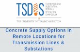 Concrete Supply Options in Remote Locations for ...tsdos.org/media/presentation2019/Schrein, Nate/Concrete Supply Options... · – Capacity 3 to 12 CY per truck (8- 9 CY for a legal