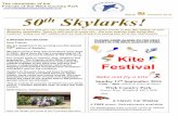 ISSUE AUGUST 2016 th Skylarks! · handmade candle, decorated pot of cress, willow weave, balloon model, butterfly art work, bird pencil, origami, bird feeder, bee chamber and not