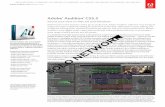 Adobe Audition CS5.5 What’s New - Solo Network · Adobe Audition CS5.5 . What’s New. Well-known in the industry as the go-to audio tool, Adobe Audition software now brings its