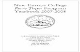 New Europe College Petre Ţuţea Program Yearbook 2007-2008 · istoricã a oraºului Chiºinãu îl ocupã perioada de la începutul secolului al XX-lea, perioadã în care se intensificã