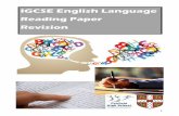 IGCSE English Language Reading Paper Revision Revision booklet 1.pdf1 IGCSE English Language Reading Paper Revision . 2 Contents P3: Question 1 P13: Question 2 P20: Question 3 ...