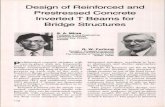 Design of Reinforced and Prestressed Concrete Inverted T Beams … Journal/1985/July-1985... · Design of Reinforced and Prestressed Concrete Inverted T Beams for Bridge Structures