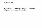 Epson® SureLab® D700 Operation Guide · Introduction 5 Introduction Meaning of Symbols Screen Shots In the Guide Screen shots used in this manual may differ to the actu al screens.