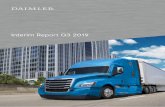 Daimler Q3 2019 Interim Report · In the third quarter of 2019, the Daimler Group once again undertook refinancing at attractive conditions in the interna-tional money and capital