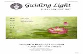 JULY/AUGUST 2017 - Toronto Buddhist Churchtbc.on.ca/wp-content/uploads/2017/07/GUIDING-LIGHT-JULY-AUGUST-2017-1.pdfGUIDINGLIGHT JULY/AUGUST 2017 PAGE 1 TORONTO BUDDHIST CHURCH a Jodo