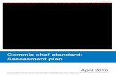 Commis chef standard: Assessment plan · 2016-05-03 · commis chef apprenticeship standard approved by the Government (Department of Business, Innovation & Skills (BIS)). All apprenticeship