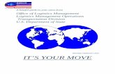 It's Your Move - United States Agency for International ...refer to p. 13 of "It's Your Move" for a list of suitable items.) You may include electronic equipment but be sure to pack