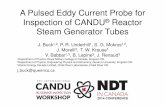 A Pulsed Eddy Current Probe for Inspection of CANDU Reactor … · 2014-06-17 · • Probe centered within the SS410 collar • Nominal Alloy-800 tube shifted horizontally from one