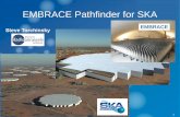 EMBRACE Pathfinder for SKA · 2014-06-30 · SKA-EMBRACE, Steve Torchinsky, 21cm Paris Intensity Mapping Workshop, 4 June 2014 2 Dense Aperture Plane Array ` Fully sampled, unblocked