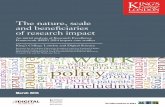 The nature, scale and beneficiaries of research impact · The nature, scale and beneficiaries of research impact An initial analysis of Research Excellence Framework (REF) 2014 impact