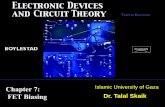 Chapter 7: Islamic University of Gazasite.iugaza.edu.ps/tskaik/files/chapter7.pdf · Electronic Devices and Circuit Theory, 10/e Robert L. Boylestad and Louis Nashelsky Voltage-Divider