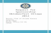 Request for Proposal€¦  · Web viewRequest for Sponsorship Page | 2. Oktoberfest Ottawa 2012. Request for . Sponsorship. Page | 1. Oktoberfest Ottawa 2012. Rotary Club of Ottawa
