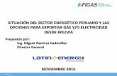 SITUACIÓN DEL SECTOR ENERGÉTICO PERUANO Y LAS …figas.org/v7/wp-content/uploads/3FIGAS2016-Edgard... · 2018-04-03 · Según el sector económico compite con el Residual (Fuel