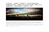 LOCAL JOBS FIRST VICTORIAN INDUSTRY PARTICIPATION …€¦  · Web viewThe Act is administered by the Office of Industry Participation and Jobs, in the Department of Jobs, Precincts