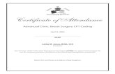Certificate of Attendance - hcmarketplace.comhcmarketplace.com/media/supplemental/2600_acmaterials.pdf · Certificate of Attendance Advanced Clinic: Breast Surgery CPT Coding April