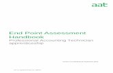 End Point Assessment Handbook - AAT · Since the first publication of the Professional Accounting Technician apprenticeship End Point Assessment handbook, the following areas of the