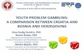 YOUTH PROBLEM GAMBLING: A COMPARISON BETWEEN … 1/Dora... · YOUTH PROBLEM GAMBLING: A COMPARISON BETWEEN CROATIA AND BOSNIA AND HERZEGOVINA Dora Dodig Hundric, PhD Neven Ricijas,