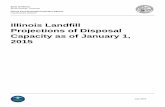 Illinois Landfill Projections of Disposal Capacity as of ......Page 2 Illinois Landfills: €Waste Accepted in 2014 Region Landfills Accepting Waste in 2014 Waste Accepted, Gate Cu.