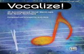 Reproducible Singer Pages Vocalize! · 2019-12-02 · Posture 44 34 44 44 &bb Feet Feet are Firmly Planted are firm - ly plant - ed on the ground. Knees and hips and chest a - lign.