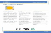 Cree XLamp CXA1816 LED Data Sheet...Copyrigh 13-18 Cree n. All righs reserved. The informaion in his domen is se to hange iho noie. Cree ® he Cree logo XLamp and EasyWhie ® are regisered